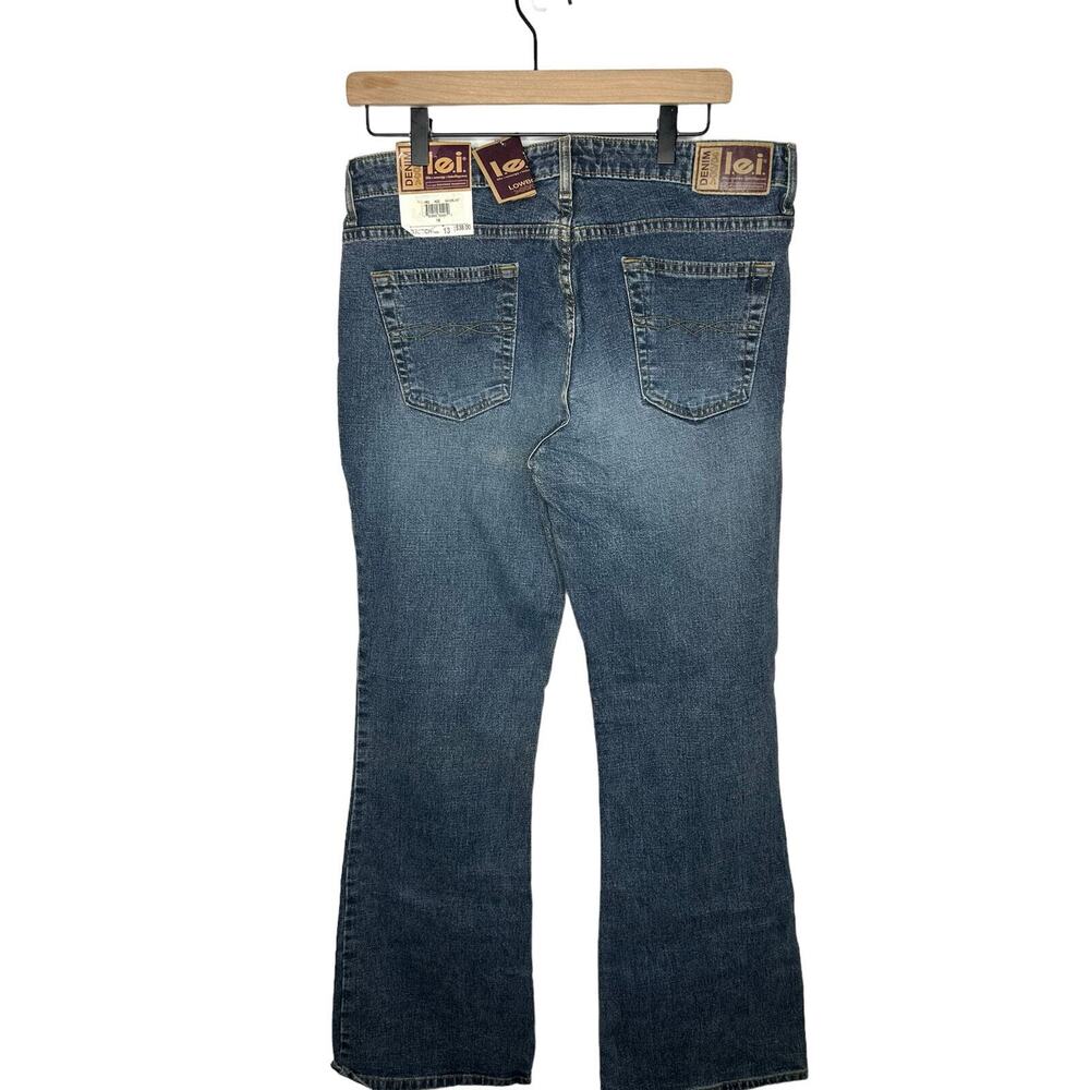 Vintage LEI Juniors Y2K Flare leg denim‎ jeans size 13 new with tags